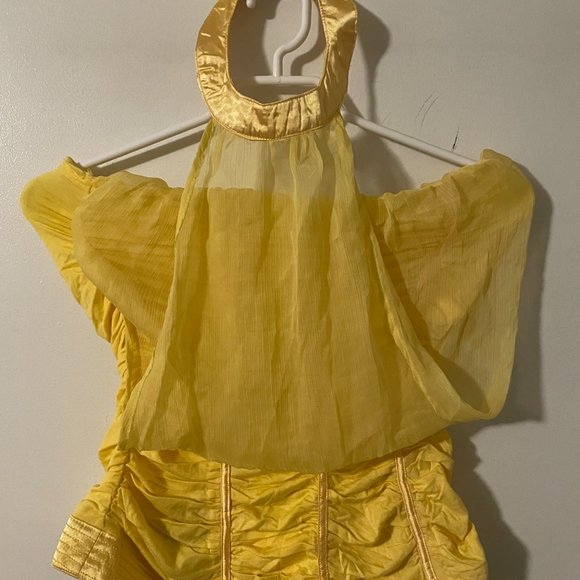 Yellow Choker Top, Date Night - Picture 12 of 15